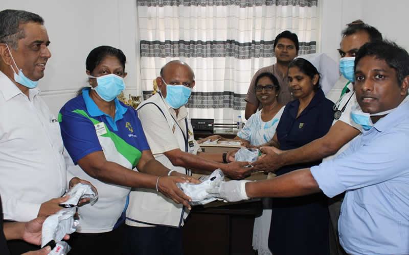 COVID 19 Pandemic – Donation of Safety Equipment to the Panadura Base Hospital