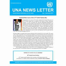 UNA NEWSLETTER | July – December 2017